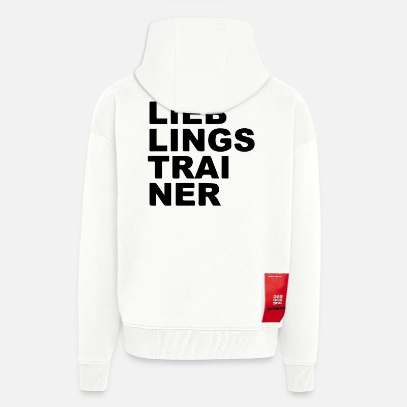 Lieblings Trainer - Zip Hoodie - made by SPREAD - OFF WHITE