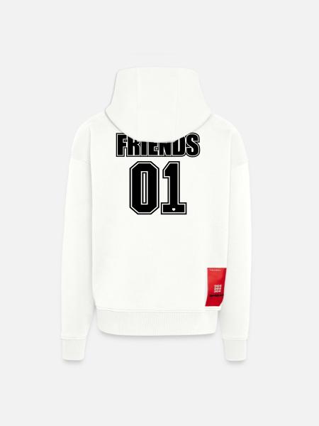 Best Friends Forever / Friends Gift 2 - Zip Hoodie - made by SPREAD - OFF WHITE