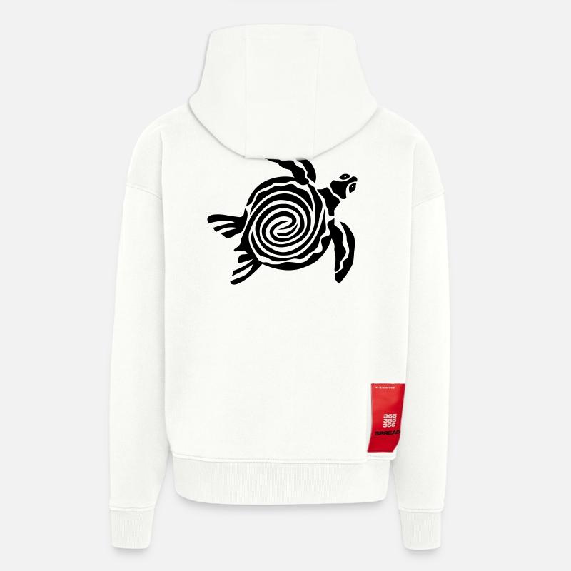 Schildkröte - Zip Hoodie - made by SPREAD - OFF WHITE