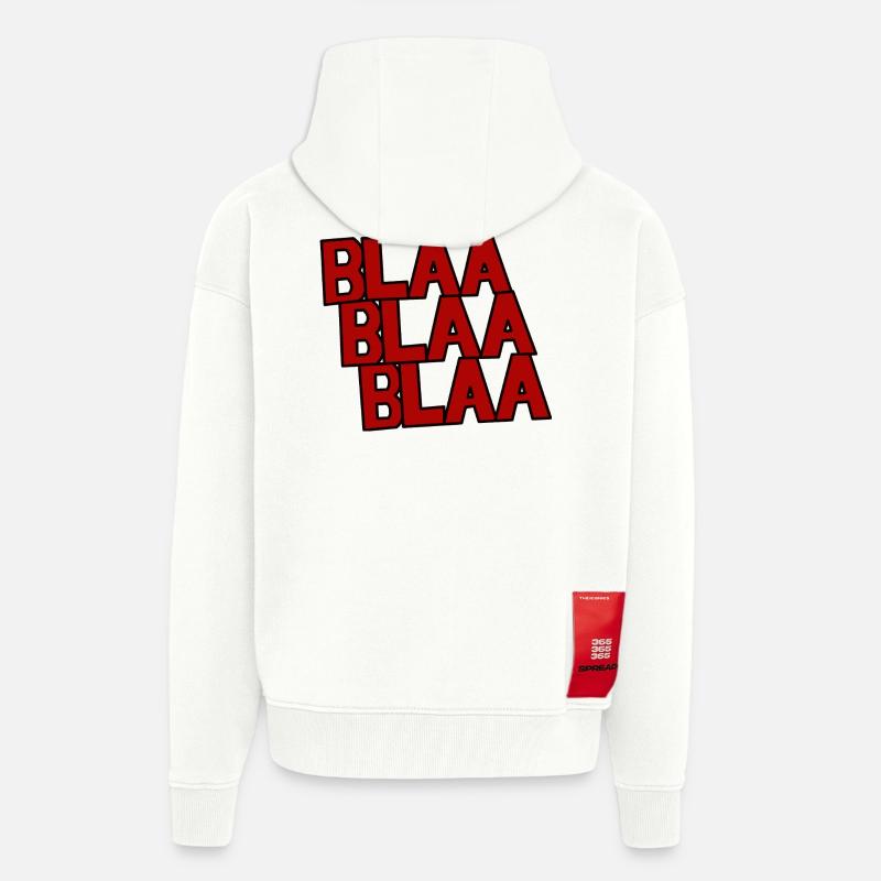 RedBlaa - Zip Hoodie - made by SPREAD - OFF WHITE