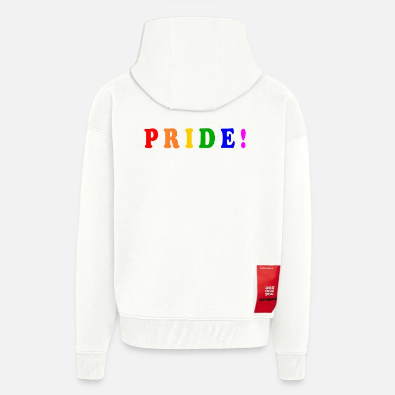 Pride - Heavyweight Oversized Organic hupparitakki Made in EU - OFF WHITE