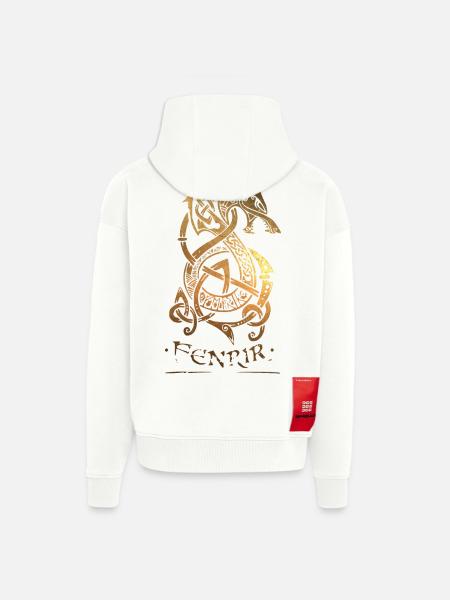 Fenrir - Wolf - Odin - Walhalla - Nurdisch - - Zip Hoodie - made by SPREAD - OFF WHITE