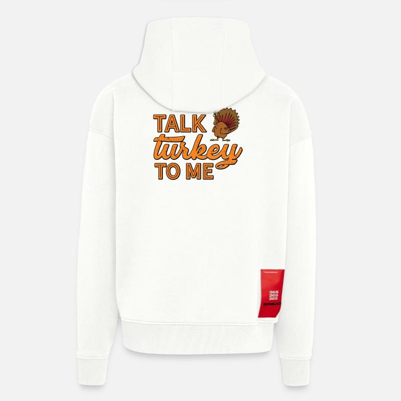 Nenn mich Truthahn - Zip Hoodie - made by SPREAD - OFF WHITE