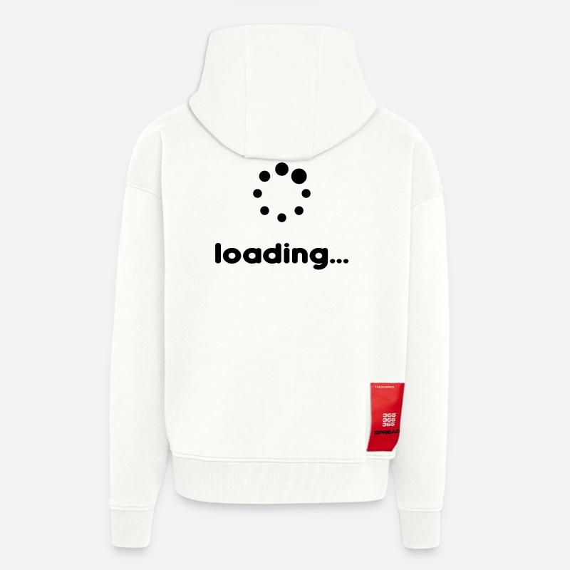 Please wait - Loading ... - Zip Hoodie - made by SPREAD - OFF WHITE