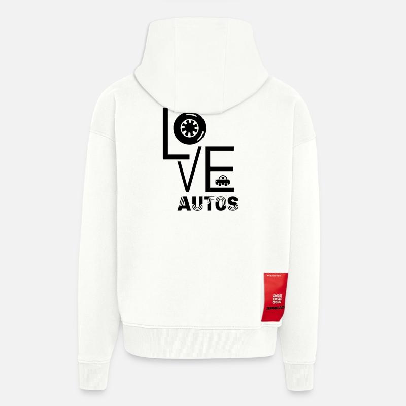 Auto - Zip Hoodie - made by SPREAD - OFF WHITE