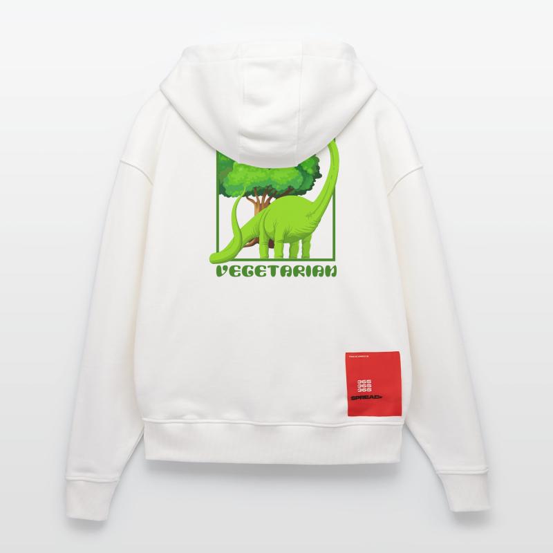 Dinosaur Brachiosaurus Zip Hoodie - made by SPREAD
