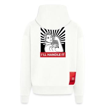 Frauenpower - Zip Hoodie - made by SPREAD - OFF WHITE - Hinten