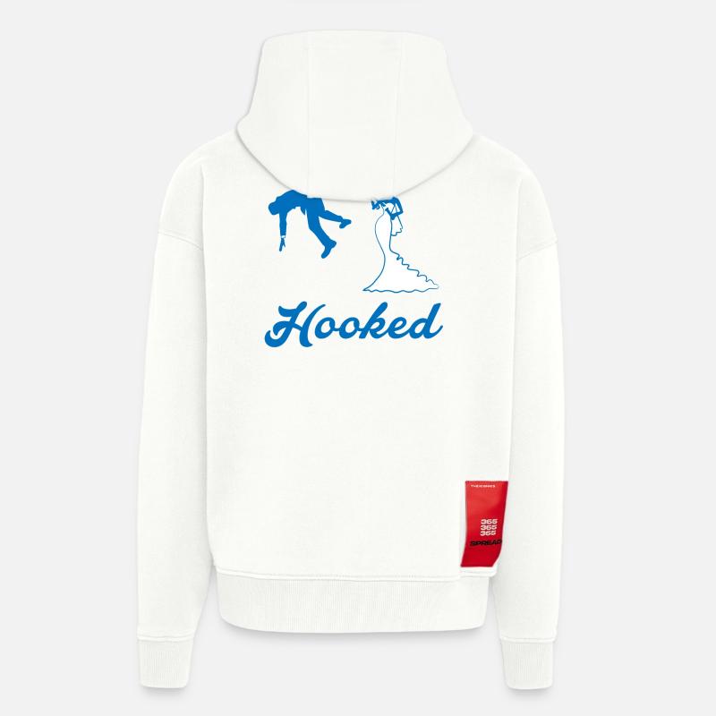 Hooked - Poltern - Zip Hoodie - made by SPREAD - OFF WHITE