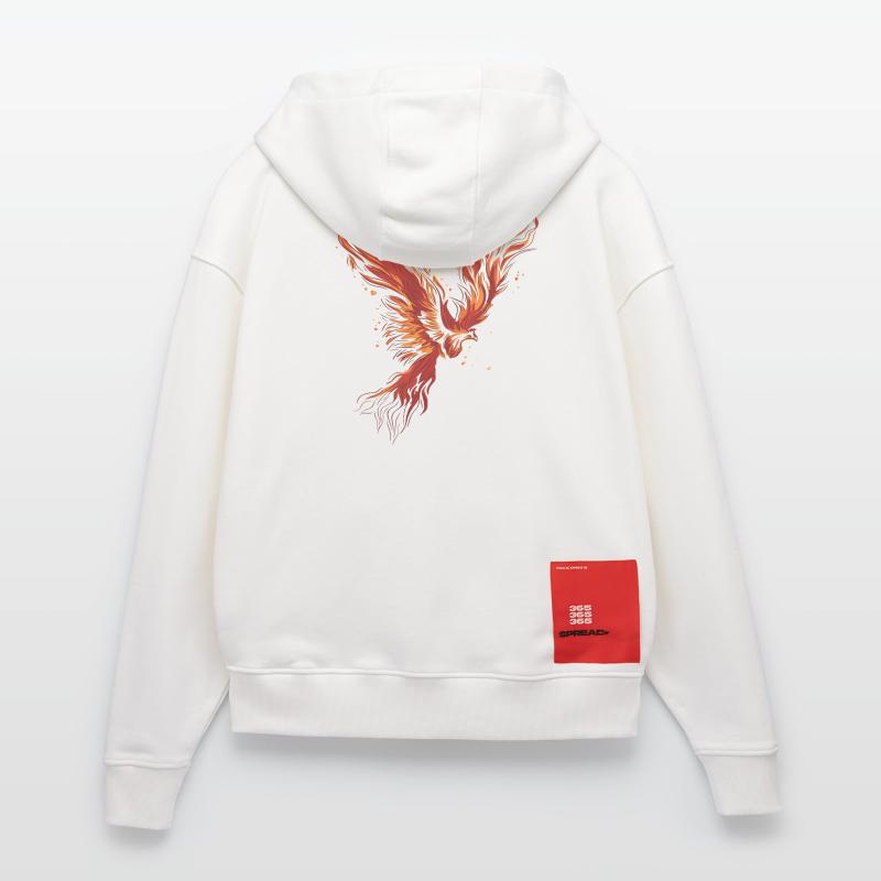 Burning Phoenix Zip Hoodie - made by SPREAD