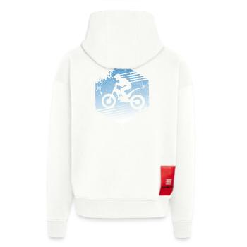 Trial Bike - Zip Hoodie - made by SPREAD - OFF WHITE - Hinten