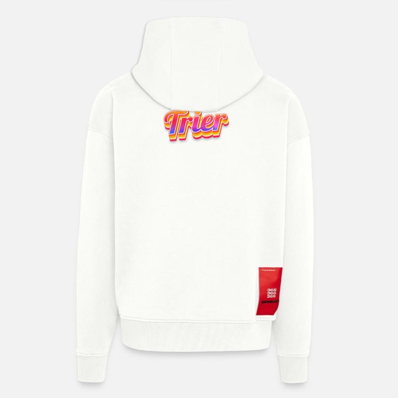 Triererin Trierer Trier - Zip Hoodie - made by SPREAD - OFF WHITE