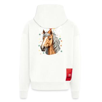 Ich bin 6 Jahre alt Pferde Pferd 6. Geburtstag - Zip Hoodie - made by SPREAD - OFF WHITE - Hinten
