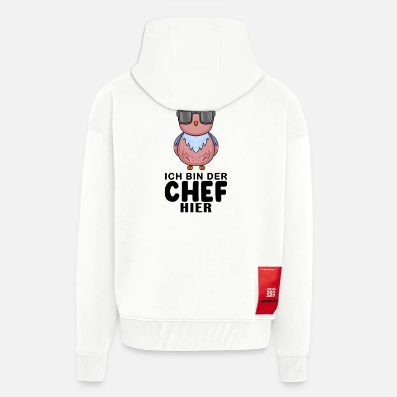 Eule - Zip Hoodie - made by SPREAD - OFF WHITE