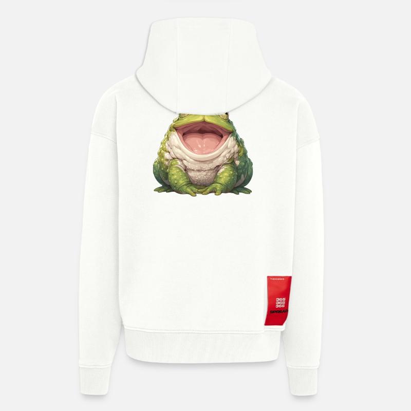 Toad Toads Toad - Zip Hoodie - made by SPREAD - OFF WHITE