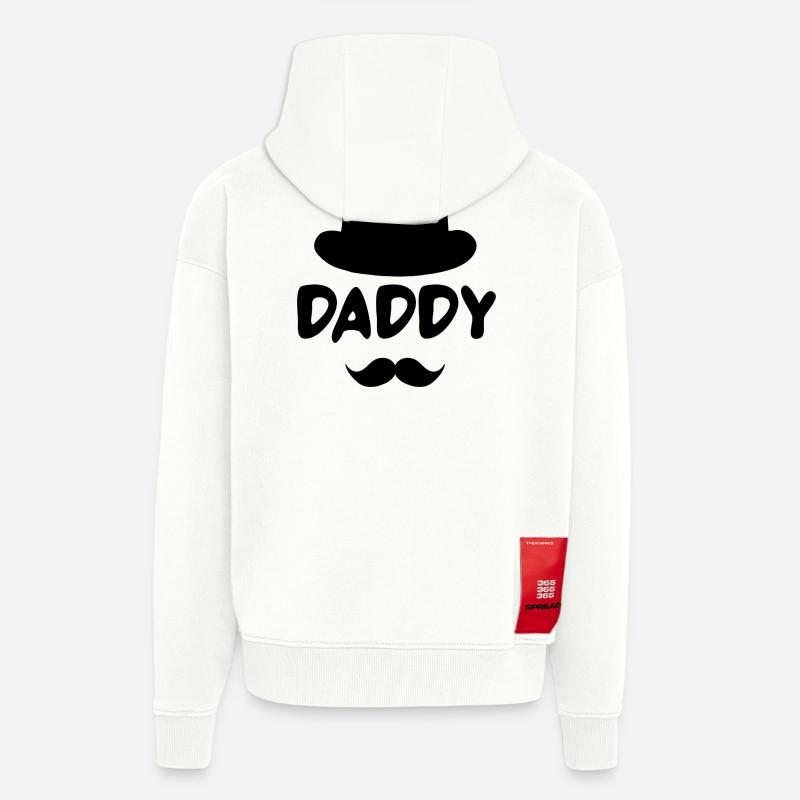 BESTER DAD - Zip Hoodie - made by SPREAD - OFF WHITE