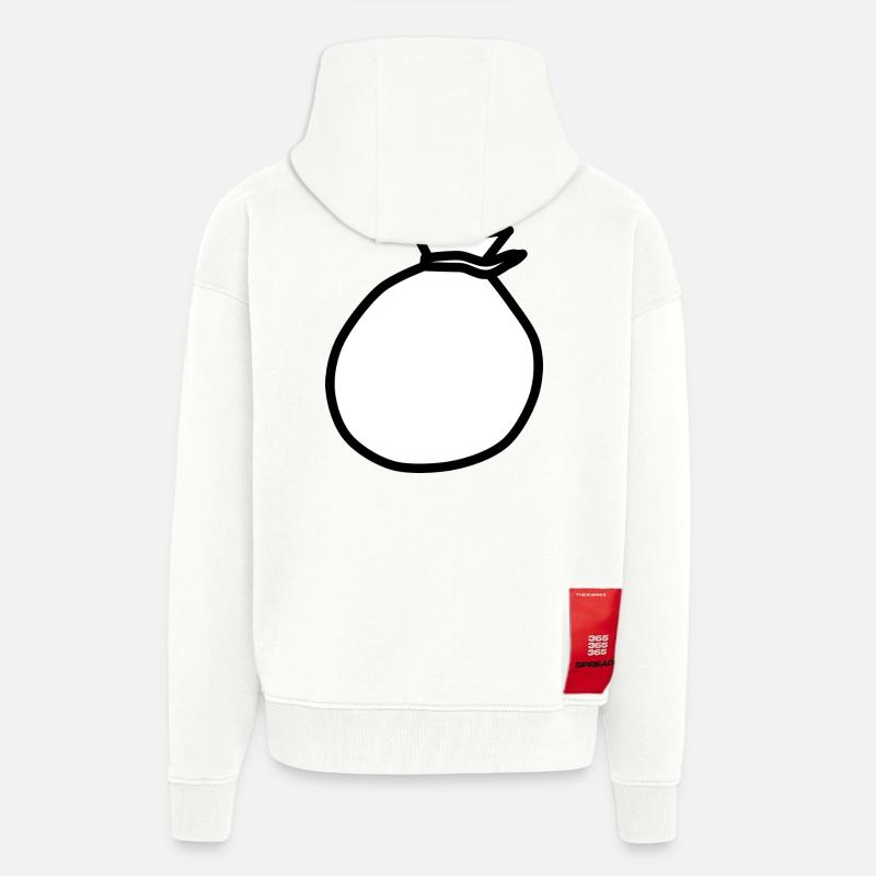 backpack suitcase backpack bag briefcase36 - Zip Hoodie - made by SPREAD - OFF WHITE