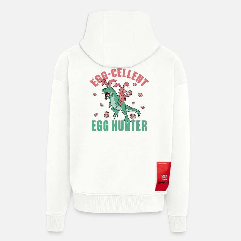 Eier-cellent Eierjäger - Zip Hoodie - made by SPREAD - OFF WHITE