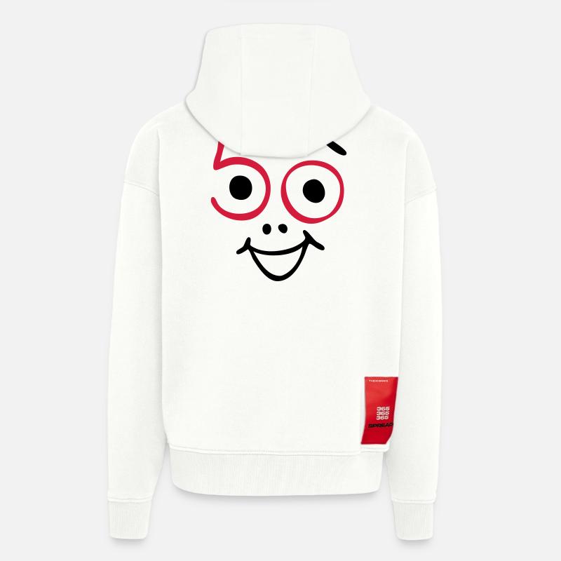 50 Jahre und noch frisch ! - Zip Hoodie - made by SPREAD - OFF WHITE