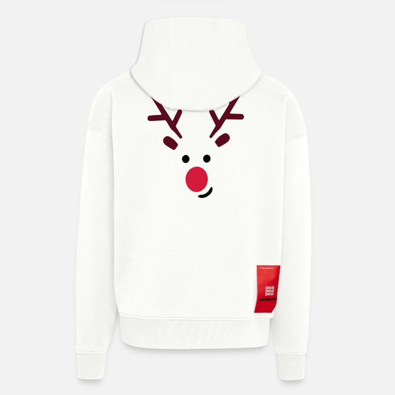 deadline2 - Zip Hoodie - made by SPREAD - OFF WHITE