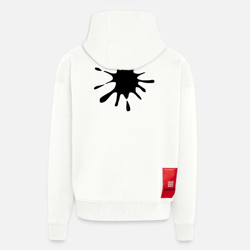 Klecks - Zip Hoodie - made by SPREAD - OFF WHITE