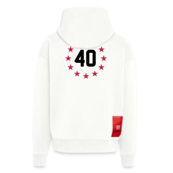 Vierzigsten Geburtstag - Zip Hoodie - made by SPREAD - OFF WHITE - Hinten