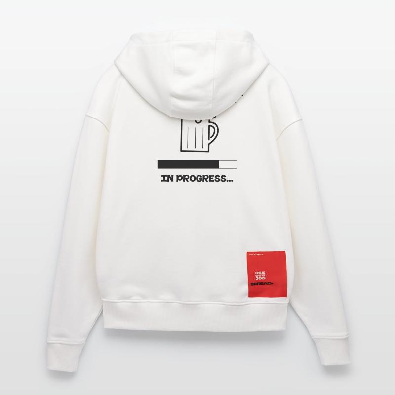 Drunk in progress... Zip Hoodie - made by SPREAD