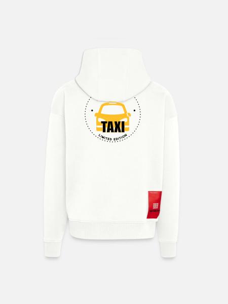 Taxi - Zip Hoodie - made by SPREAD - OFF WHITE