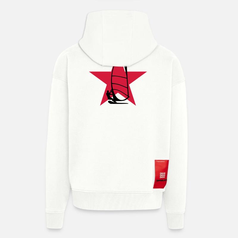 Windsurfen / Windsurfer / Windsurf / Windsurfing - Zip Hoodie - made by SPREAD - OFF WHITE