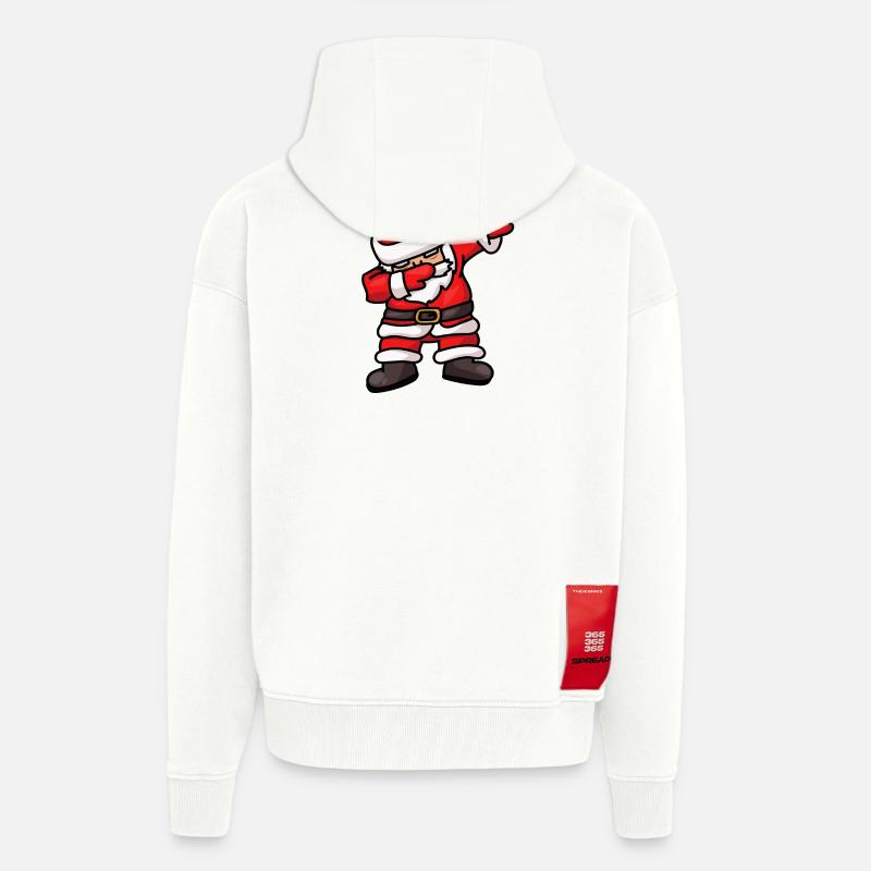 Dabbing Santa Weihnachtsmann Dab Dance - Zip Hoodie - made by SPREAD - OFF WHITE