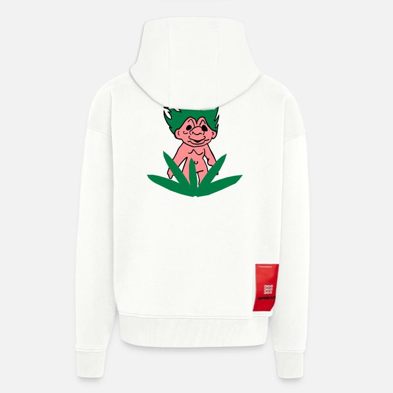 Troll Dich raus! - Zip Hoodie - made by SPREAD - OFF WHITE