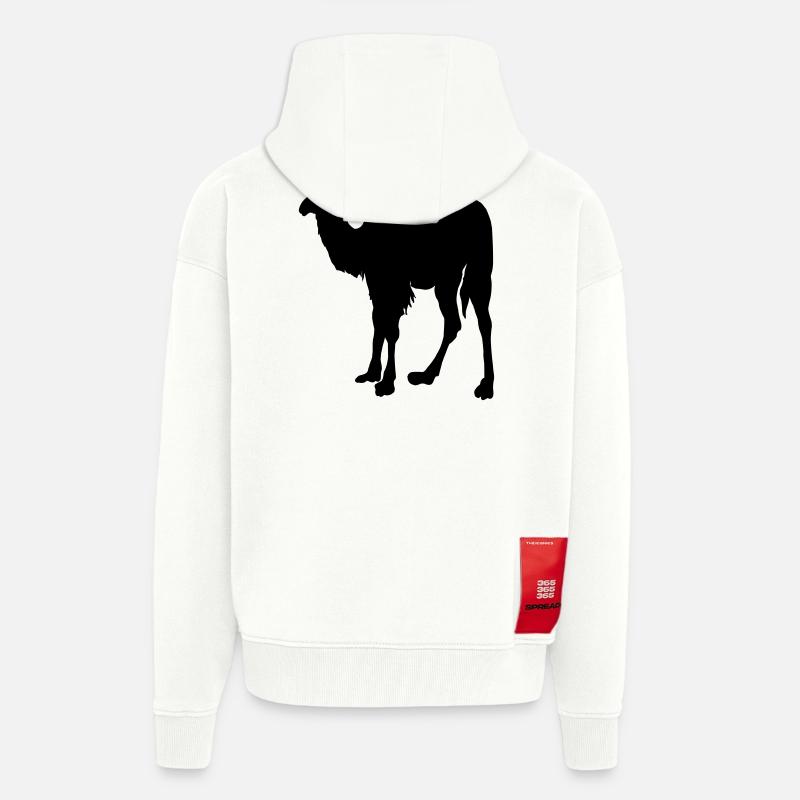 Kamel, Kamel - Zip Hoodie - made by SPREAD - OFF WHITE