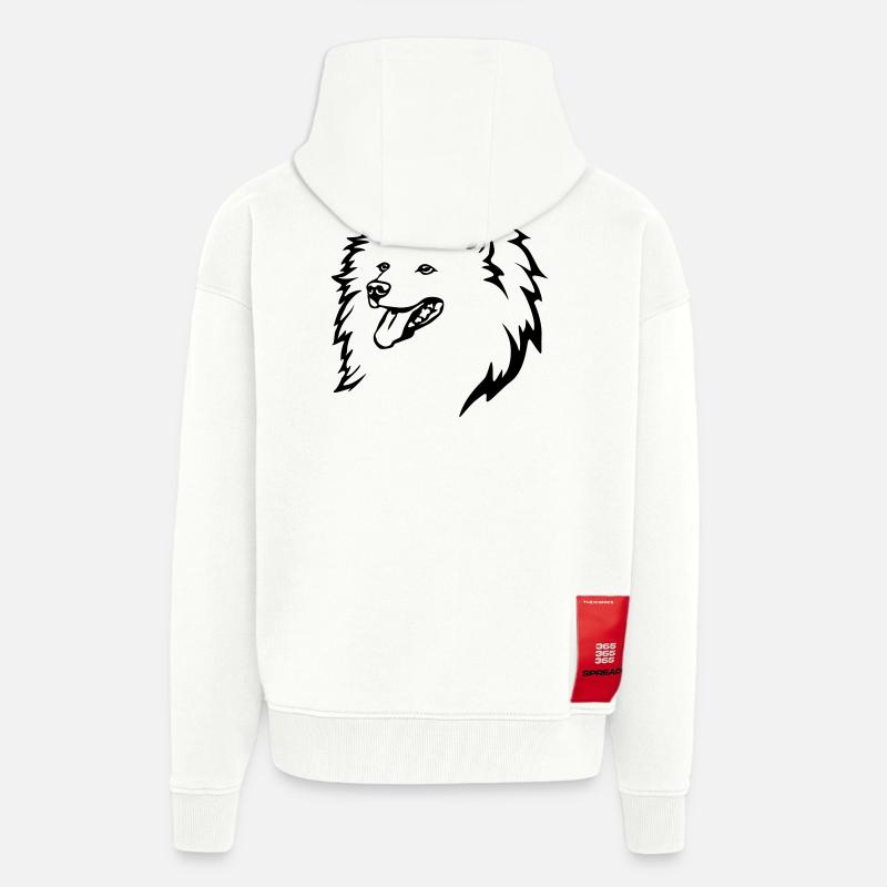 Spitz Kopf - Zip Hoodie - made by SPREAD - OFF WHITE