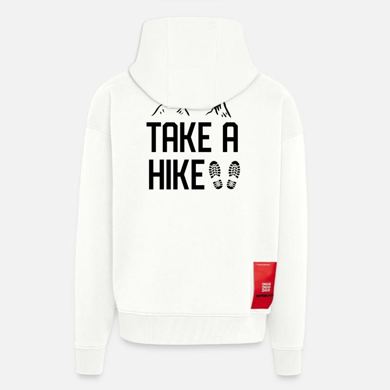 Machen Sie eine Wanderung - Zip Hoodie - made by SPREAD - OFF WHITE
