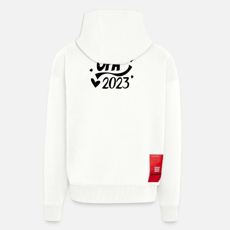 Opa 2023 - Opa werden - Bald Opa - Zip Hoodie - made by SPREAD - OFF WHITE