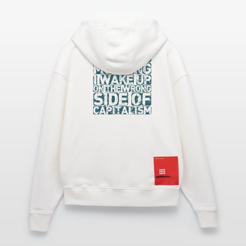 The Wrong Side Zip Hoodie - made by SPREAD