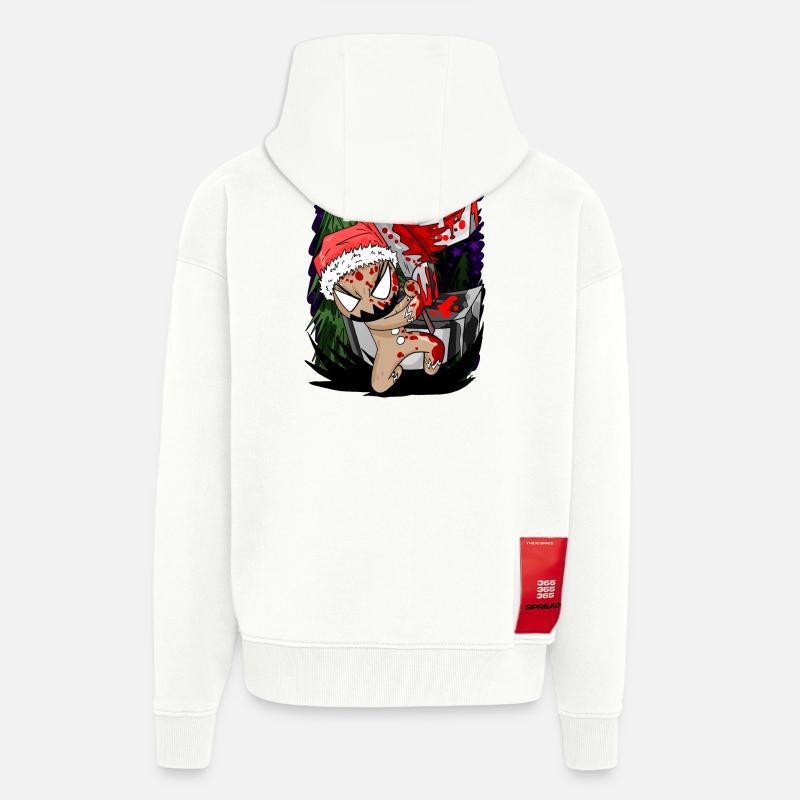 gruseliger Lebkuchen - Zip Hoodie - made by SPREAD - OFF WHITE