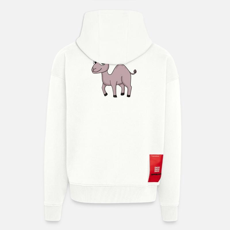 Niedliches Kamel - Zip Hoodie - made by SPREAD - OFF WHITE