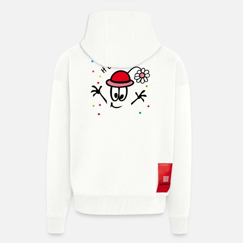 Karneval, Fasching, Comic - Zip Hoodie - made by SPREAD - OFF WHITE