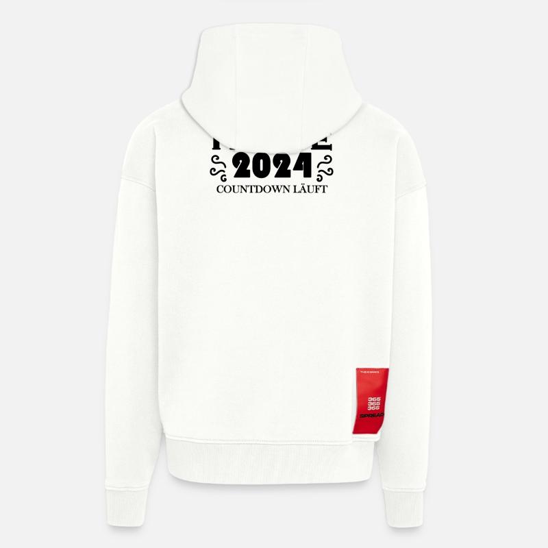 Rente 2024 Ruhestand - Rentner Geschenk - Zip Hoodie - made by SPREAD - OFF WHITE