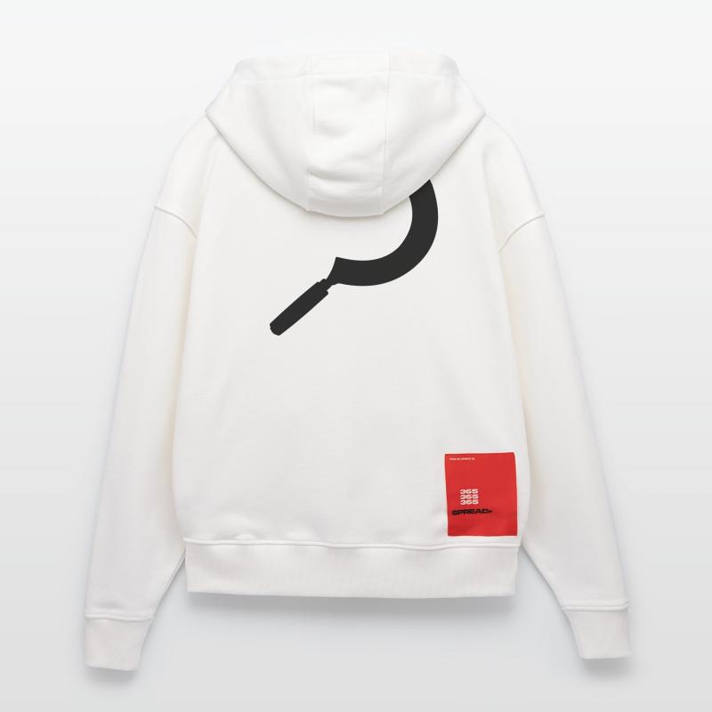 Sickle shadow image Zip Hoodie - made by SPREAD