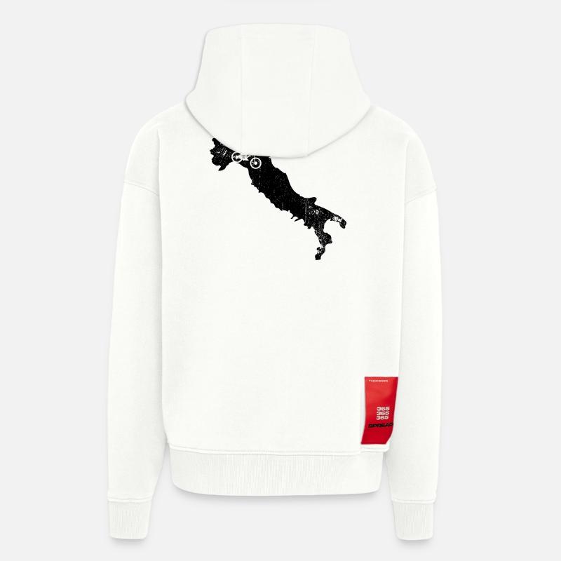 Please upload the design image - Zip Hoodie - made by SPREAD - OFF WHITE