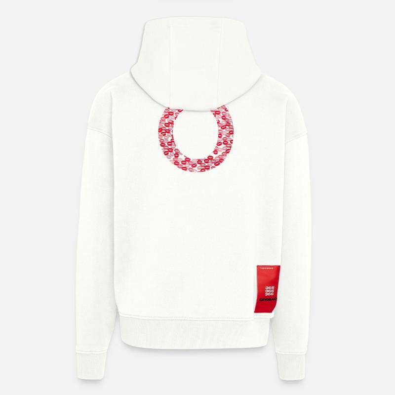 Buchstabe O - Erstes Geschenk - Zip Hoodie - made by SPREAD - OFF WHITE