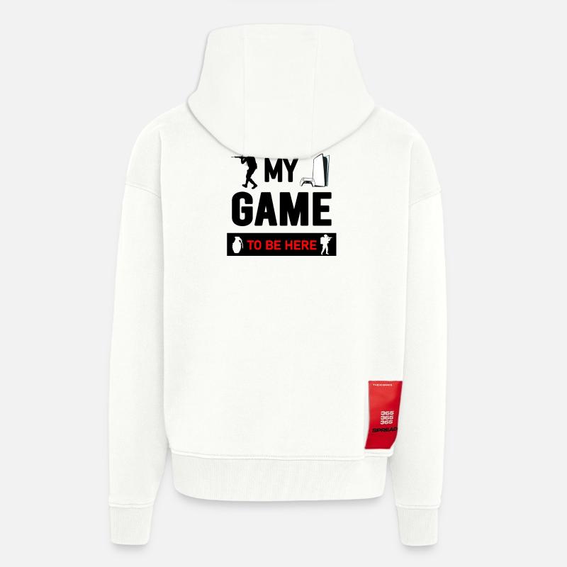 Gaming Console and Controller Graphic Design - Zip Hoodie - made by SPREAD - OFF WHITE