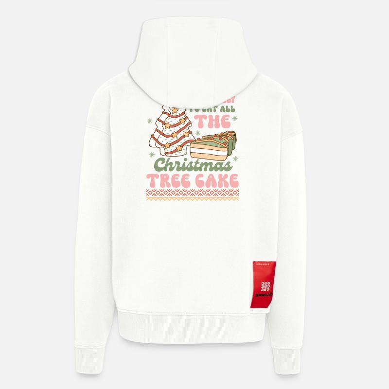 Hässlicher Weihnachtspullover - Zip Hoodie - made by SPREAD - OFF WHITE