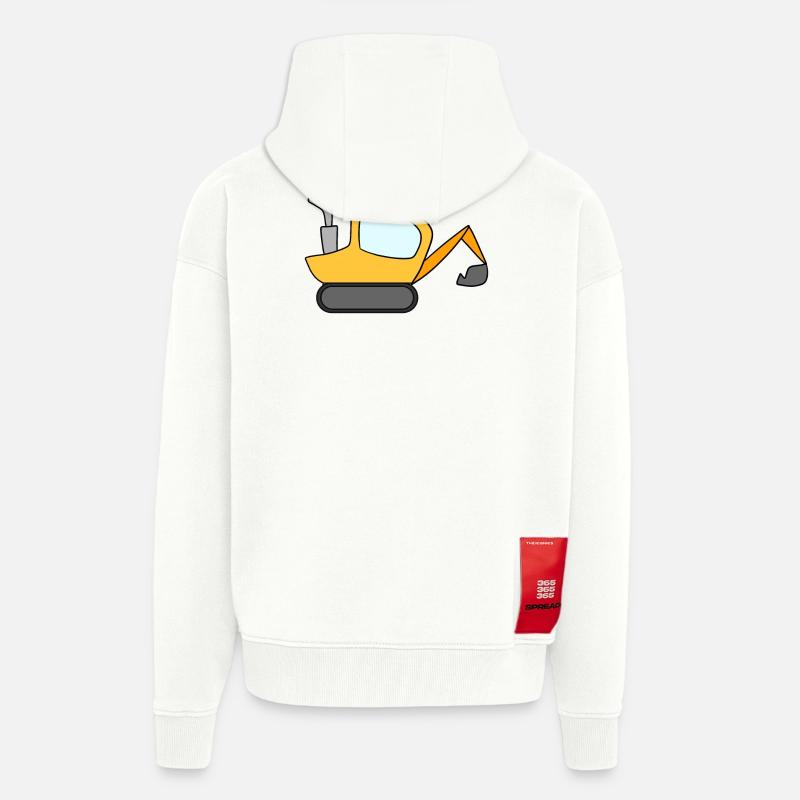 Bagger - Zip Hoodie - made by SPREAD - OFF WHITE