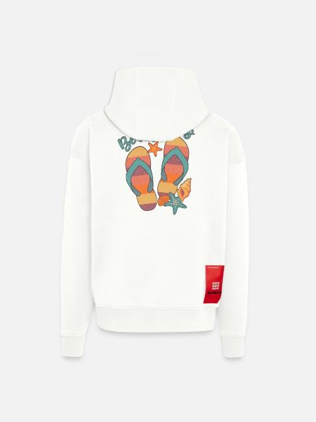 Beach Vibes - Zip Hoodie - made by SPREAD - OFF WHITE