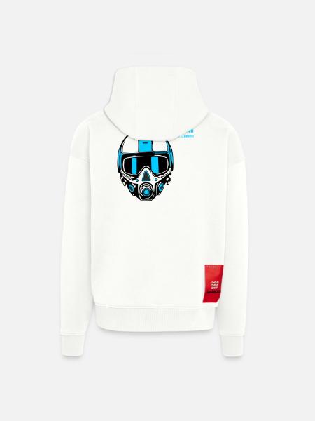 Drohnenpilot 2 - Zip Hoodie - made by SPREAD - OFF WHITE