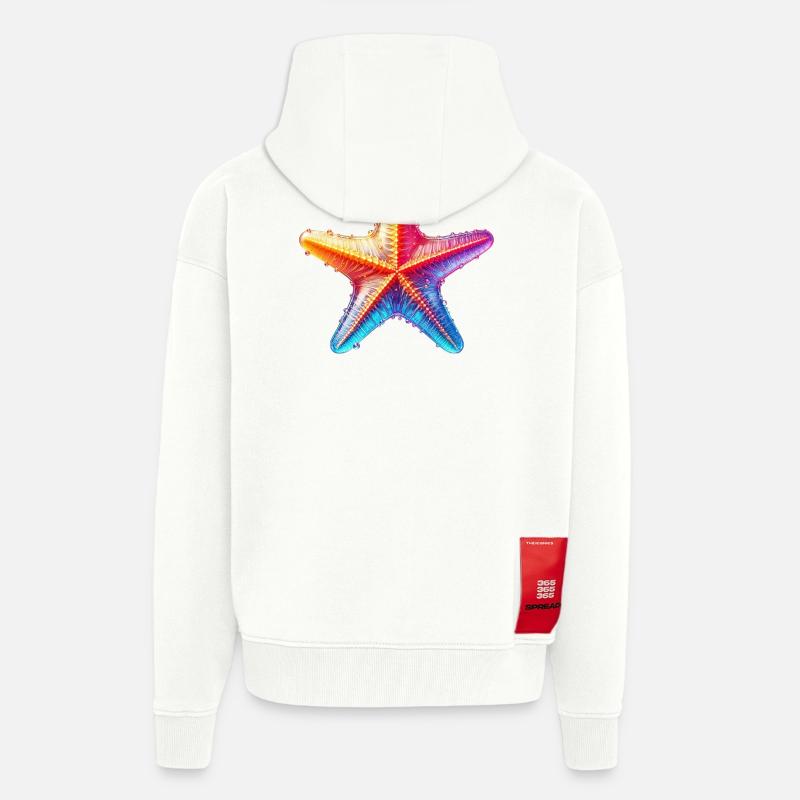 Seestern - Zip Hoodie - made by SPREAD - OFF WHITE