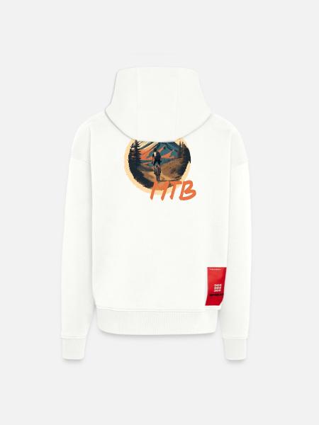 Mountainbike - Zip Hoodie - made by SPREAD - OFF WHITE