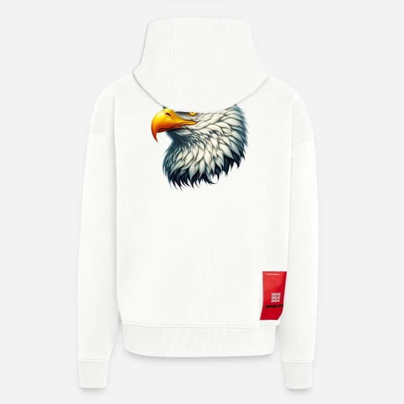 Adler - Zip Hoodie - made by SPREAD - OFF WHITE